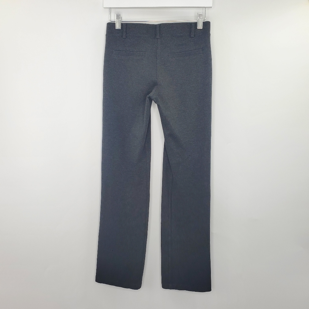 Betabrand Dress Pant Yoga Pants Straight-Leg Classic Charcoal Gray - Picture 4 of 7